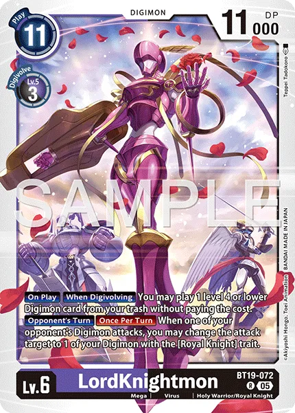 LordKnightmon — Advanced Booster DIGIMON GENERATION [AD-01] BT19-072