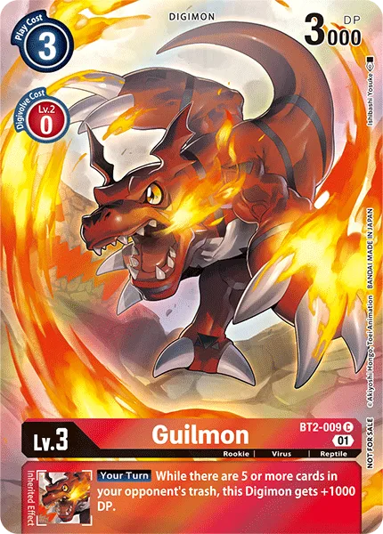 Guilmon — Premium Bandai BT2-009