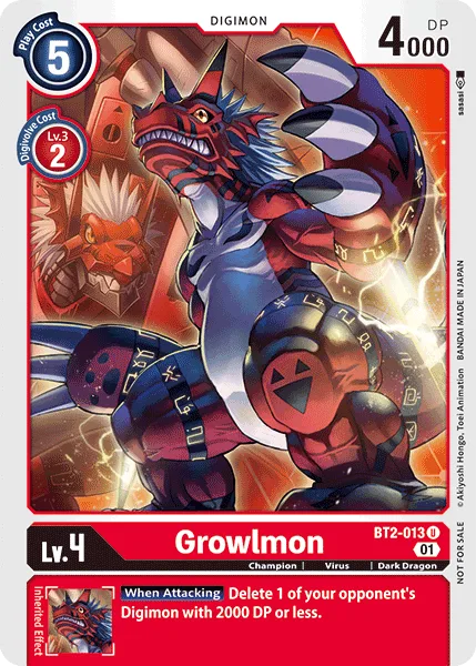 Growlmon — Store Events BT2-013