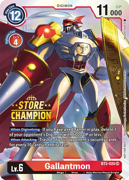 Gallantmon — Store Events BT2-020