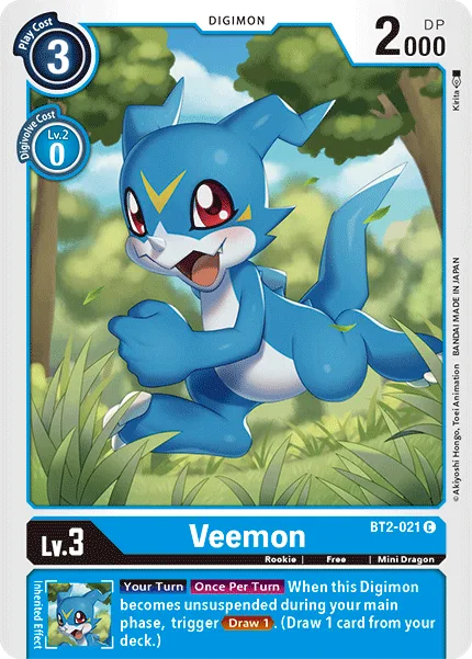 Veemon — RELEASE SPECIAL BOOSTER Ver.1.5 [BT01-03] BT2-021