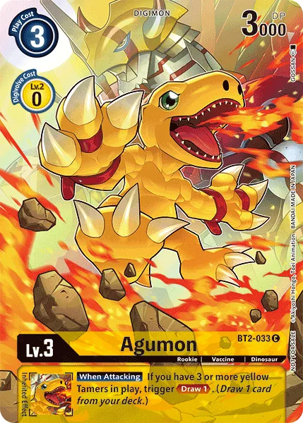 Agumon — Premium Bandai BT2-033