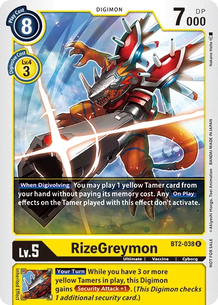 RizeGreymon — Store Events BT2-038