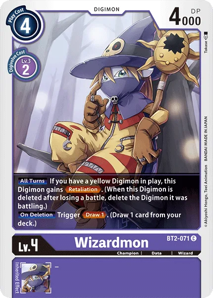 Wizardmon — RELEASE SPECIAL BOOSTER Ver.1.0 [BT01-03] BT2-071