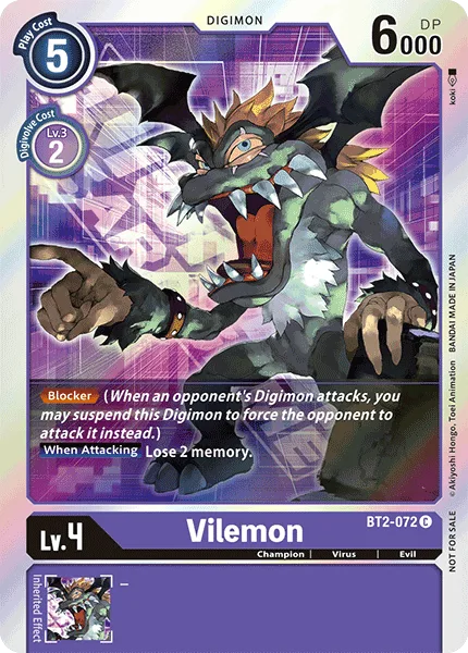 Vilemon — Large-Scale Tournaments BT2-072