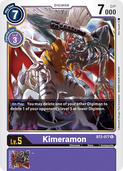 Kimeramon — RELEASE SPECIAL BOOSTER Ver.1.0 [BT01-03] BT2-077