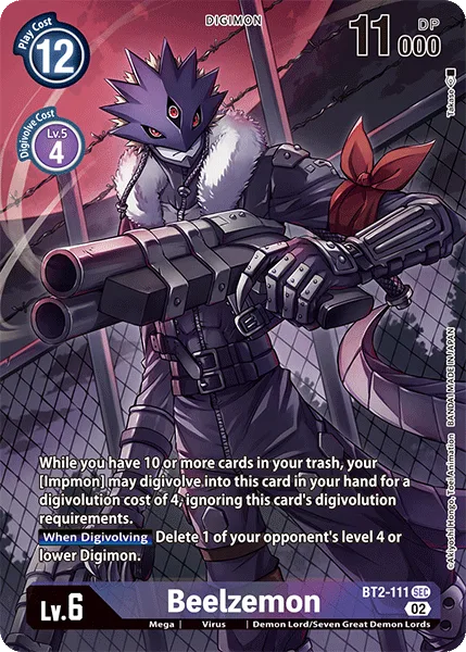 Beelzemon — Advanced Deck BEELZEMON [ST14] BT2-111