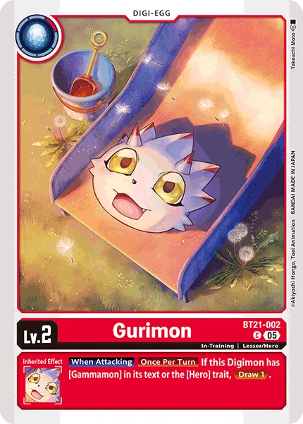 Gurimon — Booster WORLD CONVERGENCE [BT-21] BT21-002