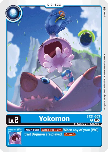 Yokomon — Booster WORLD CONVERGENCE [BT-21] BT21-003