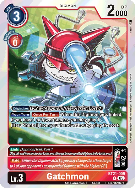 Gatchmon — Booster WORLD CONVERGENCE [BT-21] BT21-009
