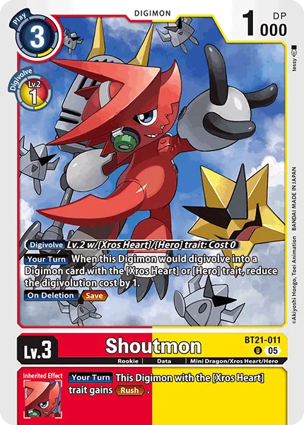Shoutmon — Booster WORLD CONVERGENCE [BT-21] BT21-011