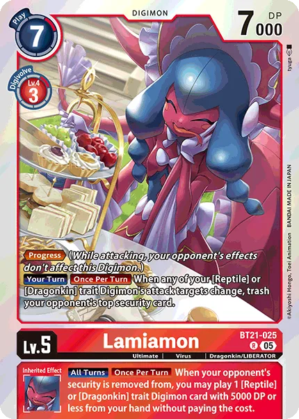 Lamiamon — Booster WORLD CONVERGENCE [BT-21] BT21-025