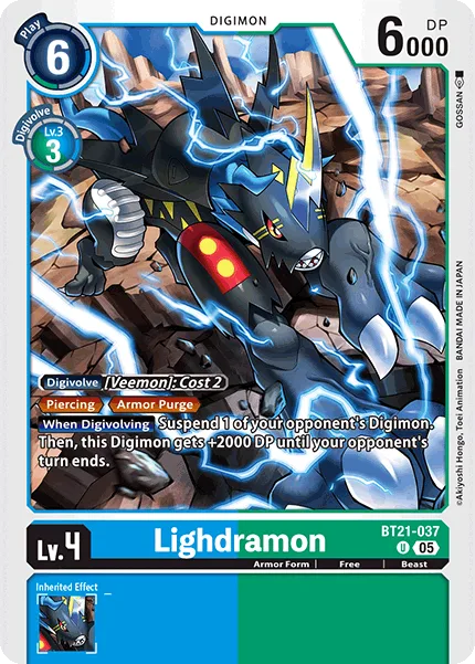 Lighdramon — Booster WORLD CONVERGENCE [BT-21] BT21-037