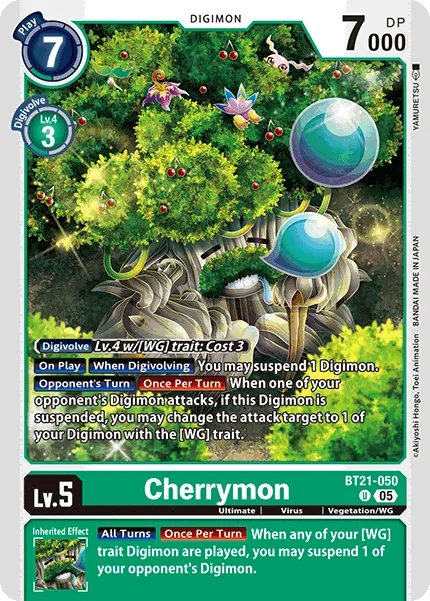 Cherrymon — Booster WORLD CONVERGENCE [BT-21] BT21-050