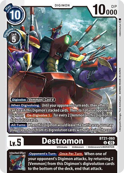 Destromon — Booster WORLD CONVERGENCE [BT-21] BT21-060