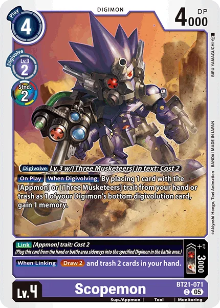 Scopemon — Booster WORLD CONVERGENCE [BT-21] BT21-071