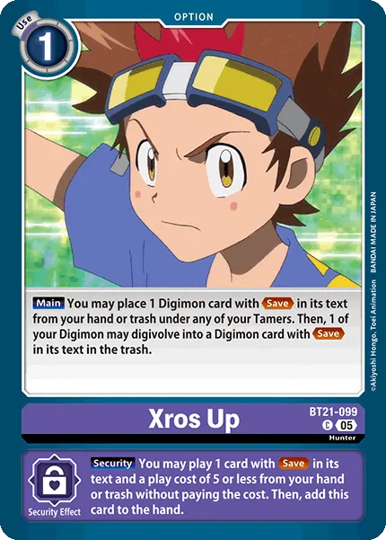 Xros Up — Booster WORLD CONVERGENCE [BT-21] BT21-099