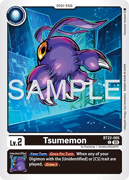 Tsumemon — Booster CYBER EDEN [BT-22] BT22-005