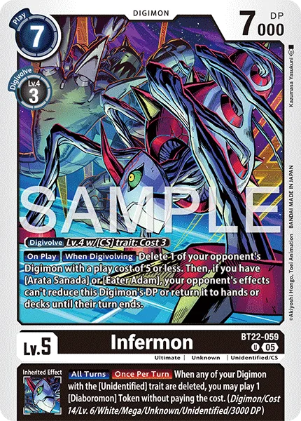 Infermon — Booster CYBER EDEN [BT-22] BT22-059