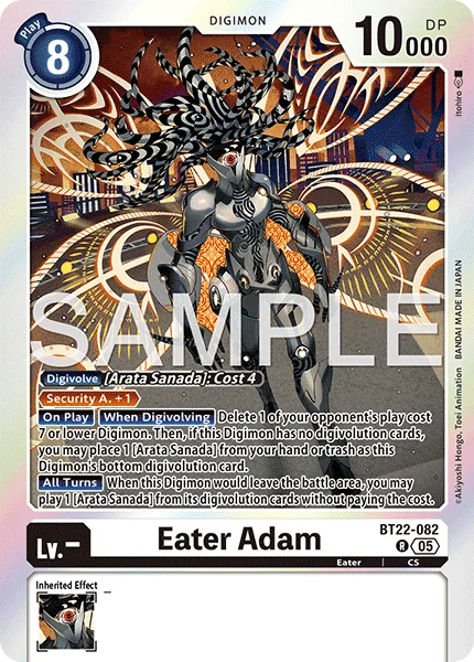 Eater Adam — Booster CYBER EDEN [BT-22] BT22-082