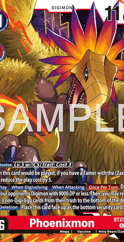 Phoenixmon — Booster HACKERS' SLUMBER [BT-23] BT23-015