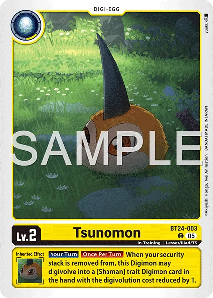 Tsunomon — Booster TIME STRANGER [BT-24] BT24-003