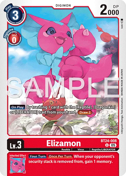 Elizamon — Booster TIME STRANGER [BT-24] BT24-008