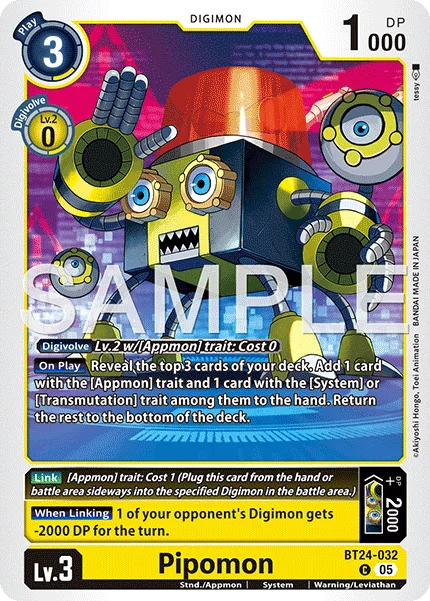 Pipomon — Booster TIME STRANGER [BT-24] BT24-032