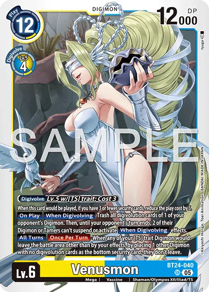 Venusmon — Booster TIME STRANGER [BT-24] BT24-040