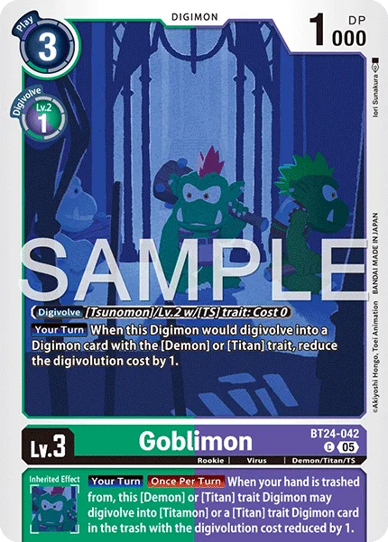 Goblimon — Booster TIME STRANGER [BT-24] BT24-042