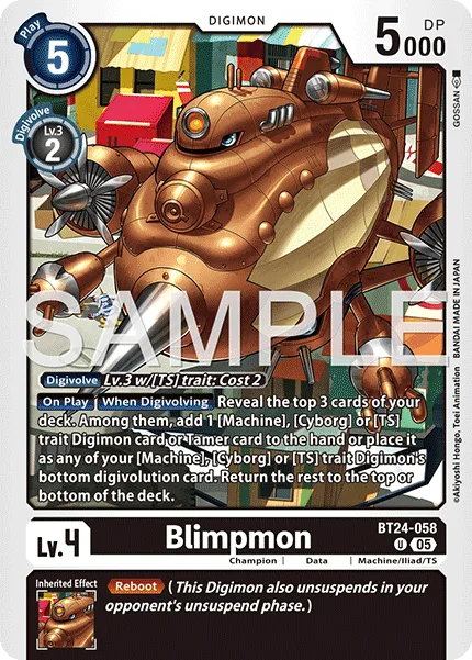 Blimpmon — Booster TIME STRANGER [BT-24] BT24-058