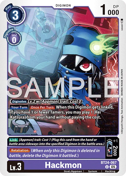 Hackmon — Booster TIME STRANGER [BT-24] BT24-067