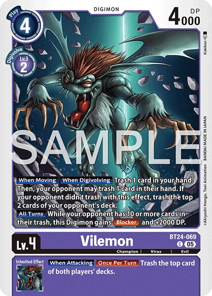 Vilemon — Booster TIME STRANGER [BT-24] BT24-069