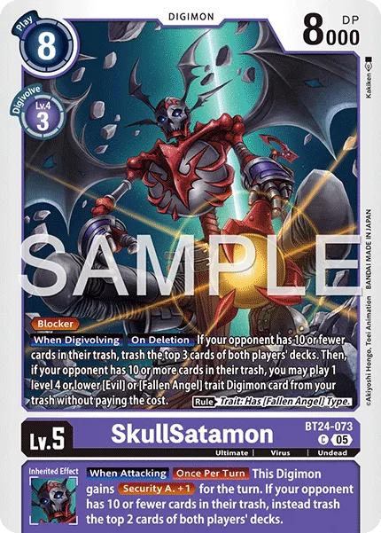 SkullSatamon — Booster TIME STRANGER [BT-24] BT24-073