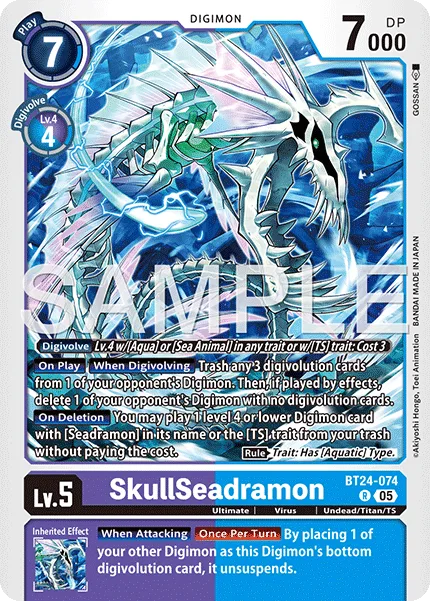 SkullSeadramon — Booster TIME STRANGER [BT-24] BT24-074