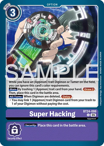 Super Hacking — Booster TIME STRANGER [BT-24] BT24-099