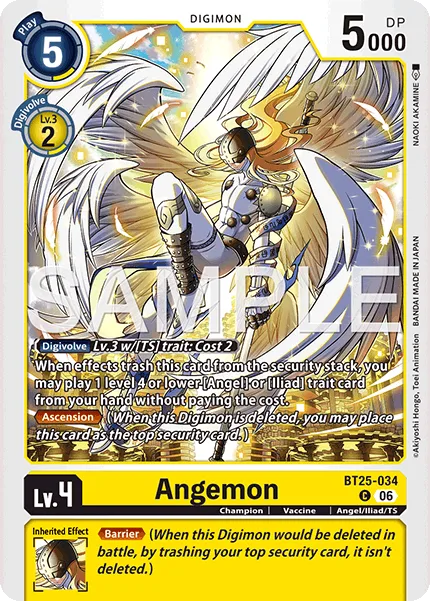 Angemon — Booster DUAL REVOLUTION [BT-25] BT25-034