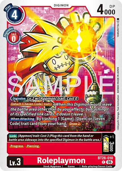 Roleplaymon — Booster TIMELESS BONDS [BT-26] BT26-010