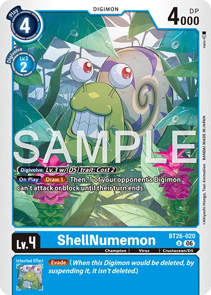 ShellNumemon — Booster TIMELESS BONDS [BT-26] BT26-020