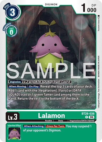 Lalamon — Booster TIMELESS BONDS [BT-26] BT26-036