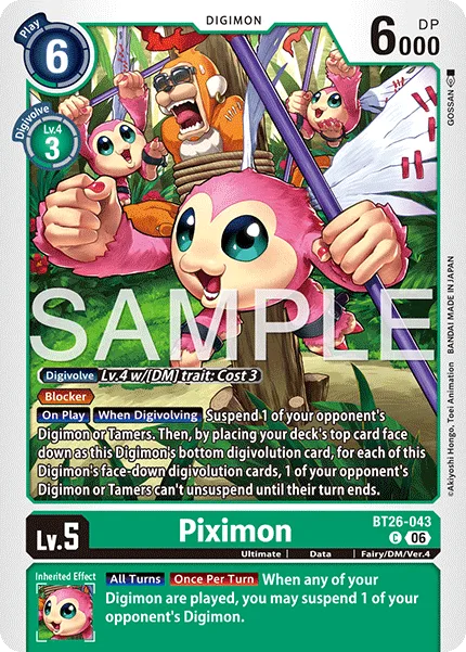 Piximon — Booster TIMELESS BONDS [BT-26] BT26-043