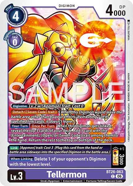 Tellermon — Booster TIMELESS BONDS [BT-26] BT26-063
