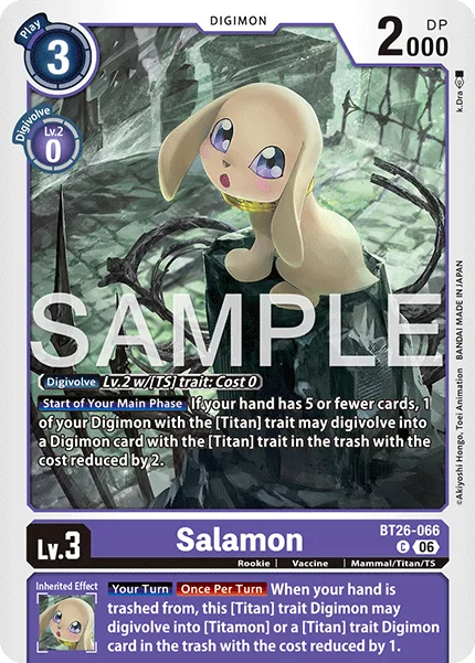 Salamon — Booster TIMELESS BONDS [BT-26] BT26-066