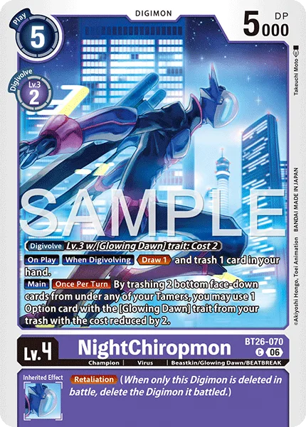NightChiropmon — Booster TIMELESS BONDS [BT-26] BT26-070