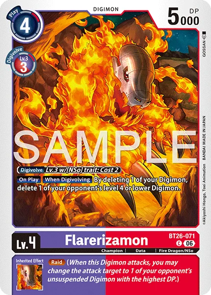 Flarerizamon — Booster TIMELESS BONDS [BT-26] BT26-071
