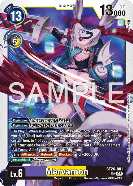 Mervamon — Booster TIMELESS BONDS [BT-26] BT26-081