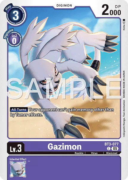 Gazimon — Advanced Booster DIGIMON GENERATION [AD-01] BT3-077