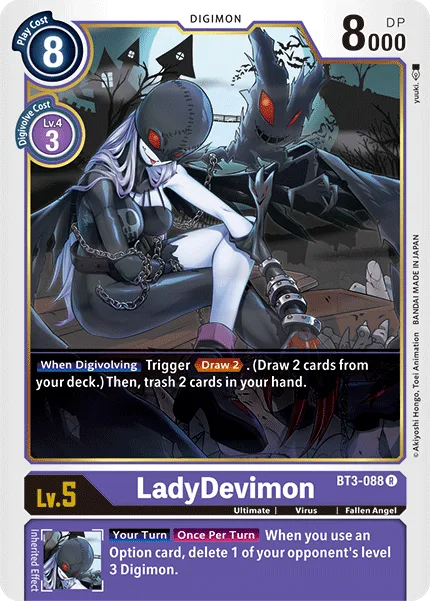 LadyDevimon — RELEASE SPECIAL BOOSTER Ver.1.5 [BT01-03] BT3-088