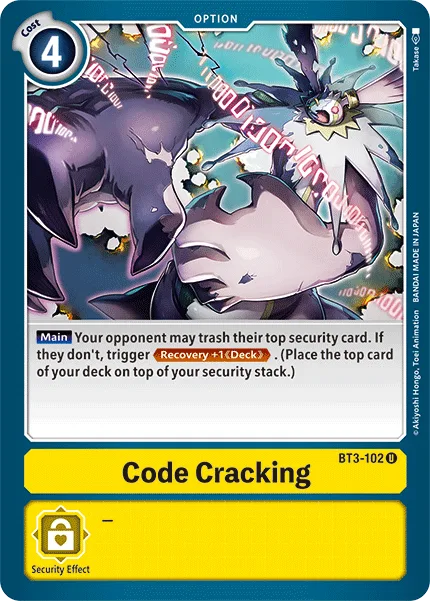 Code Cracking — RELEASE SPECIAL BOOSTER Ver.1.5 [BT01-03] BT3-102