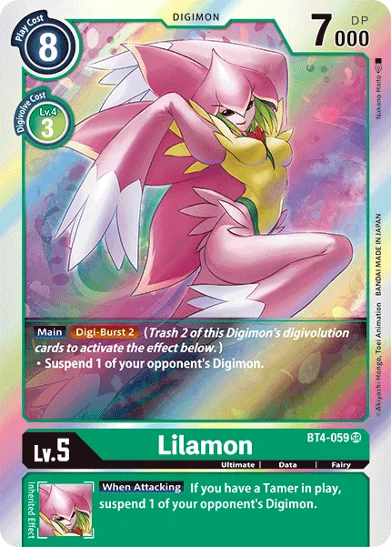 Lilamon — Booster GREAT LEGEND [BT04] BT4-059